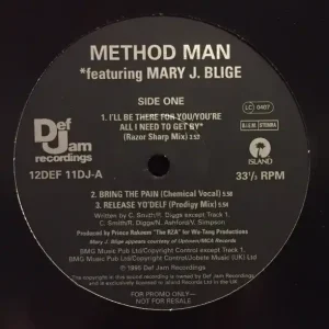 Handmade Method Man Featuring Mary J. Blige – All I Need (Razor Sharp Mix) - 1995 UK Original Promo!